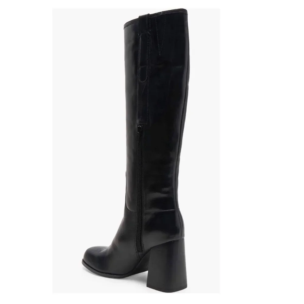 Free People *Revolve Naomi Tall Boots in Black, New, Size 6.5